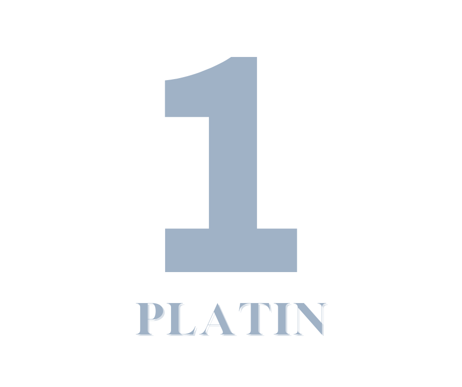 Zahl 1 Platin